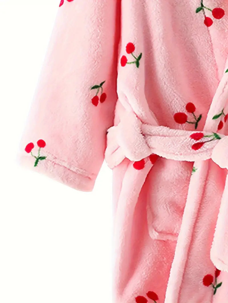 Peignoir de Bain Enfant  avec Imprimé de Dessin Animé