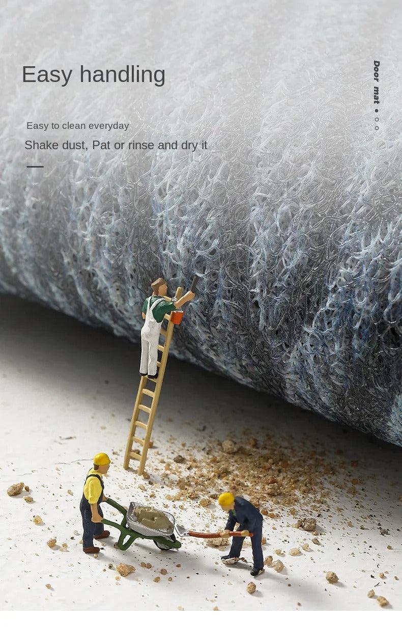 Tapis d’Entrée Antidérapant CleanEdge Mat – Moderne, Résistant, Facile à Nettoyer, Découpable sur Mesure