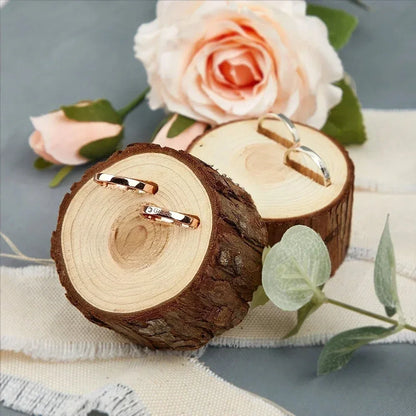 Porte alliance rondin de bois