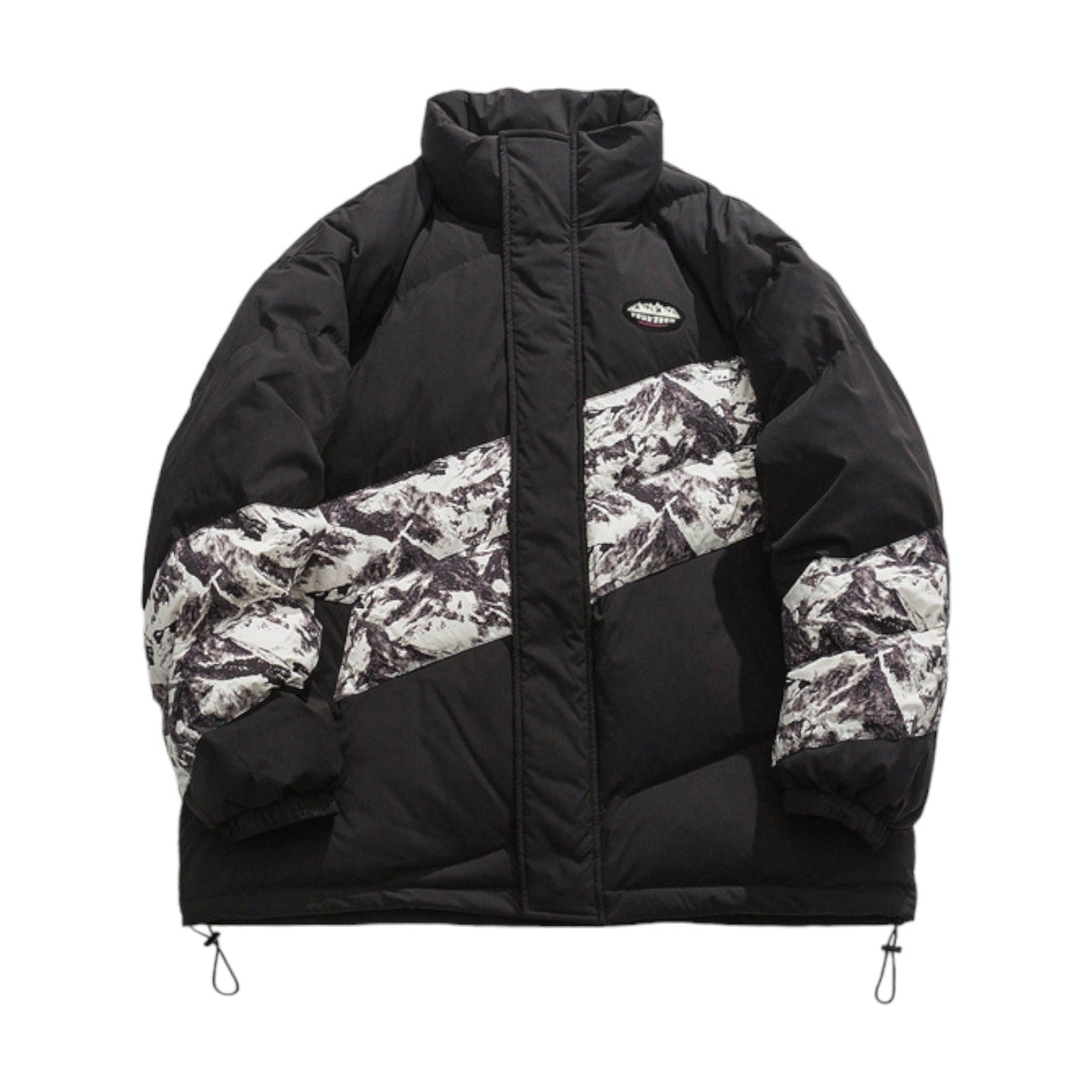 Doudoune Streetwear Camo ’MILITARY’ - Noir / M
