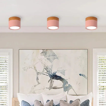 VibrantGlow - Petite lampe de plafond au style élégant