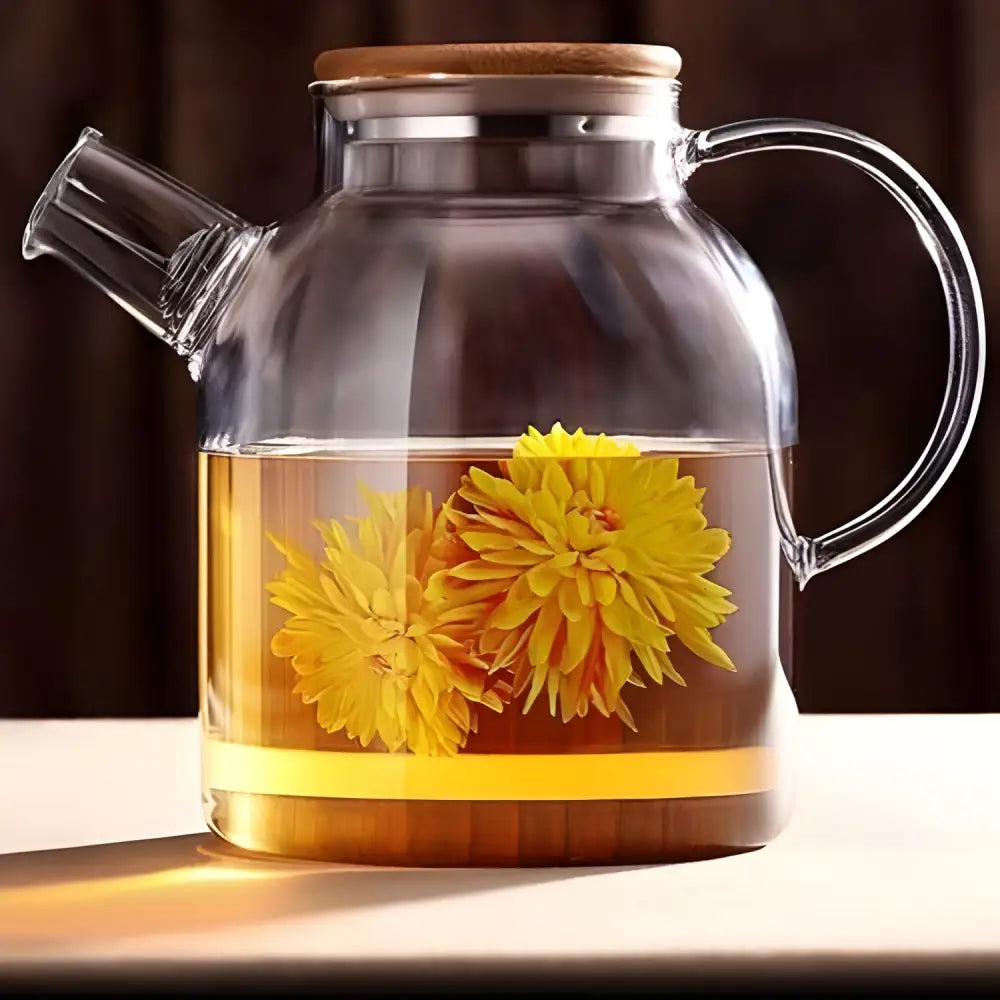Grande Théière en Verre Présentation