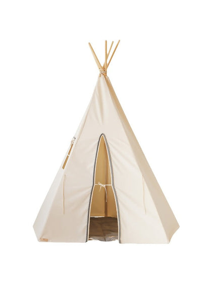 Tipi Enfant « Pompons Gris »