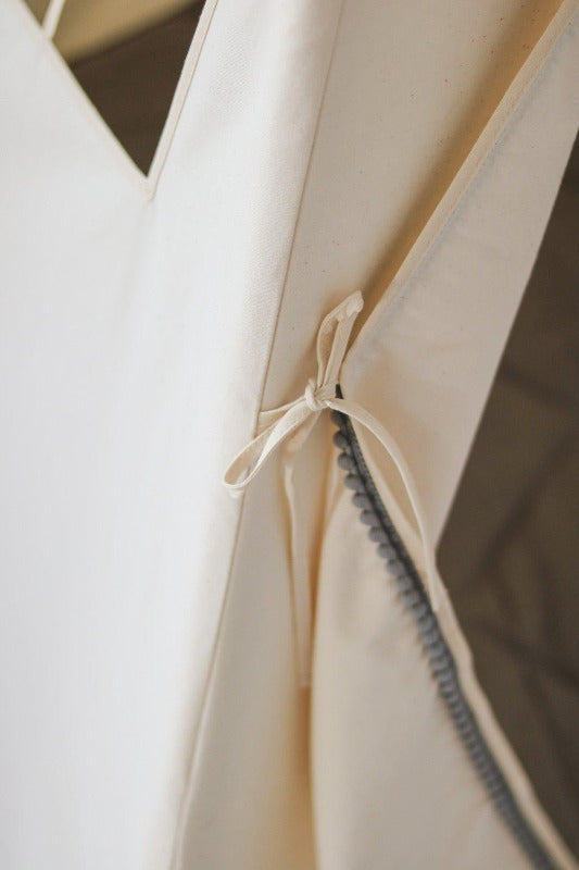 Tipi Enfant « Pompons Gris »