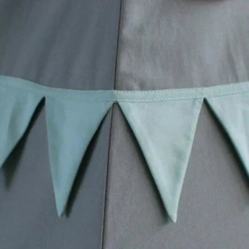 Tente tipi « Mint Love » avec guirlande