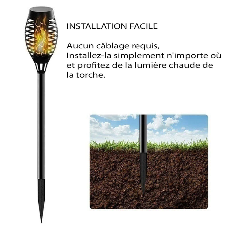 Torche Solaire de Jardin