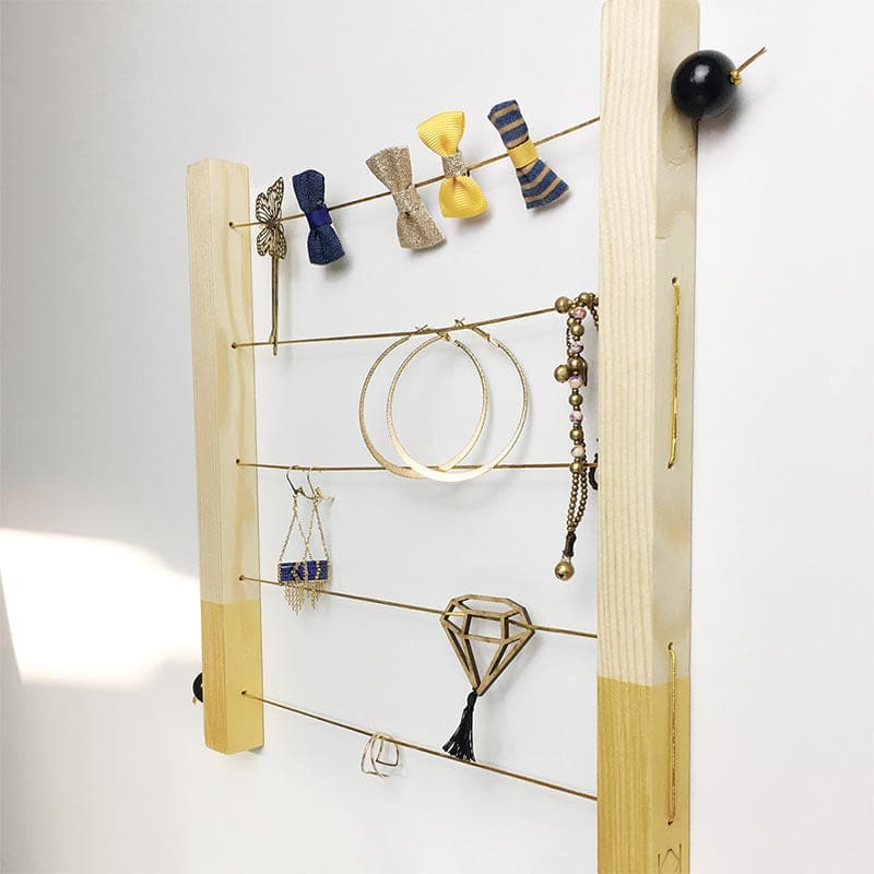 Kit DIY porte-bijoux mural