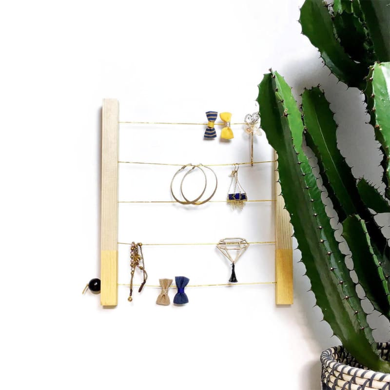 Kit DIY porte-bijoux mural