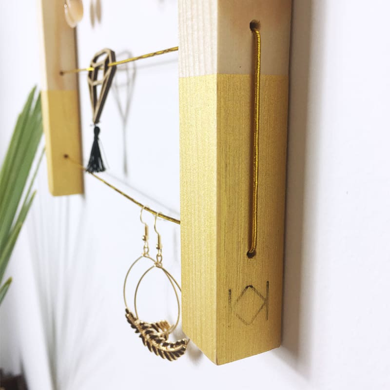 Kit DIY porte-bijoux mural