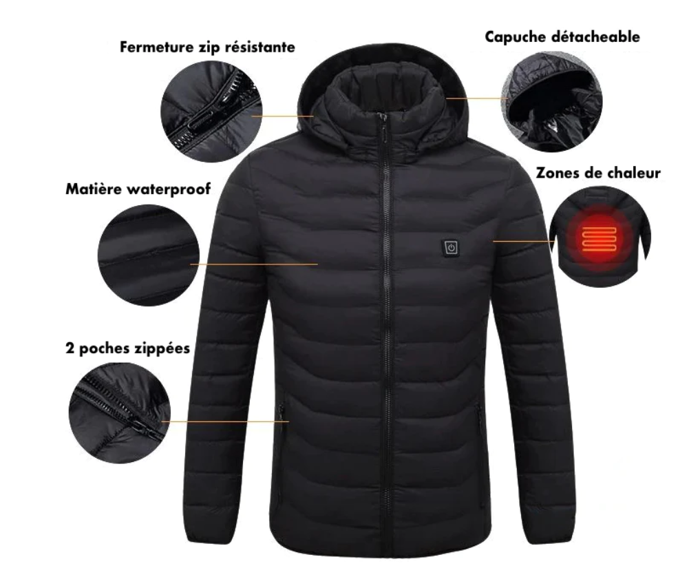 Veste Chauffante Pour Homme et Femme