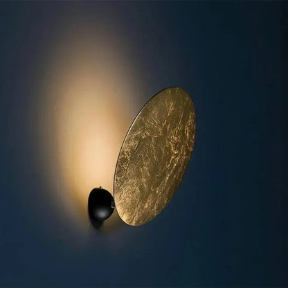 applique murale salle de bain dorée 