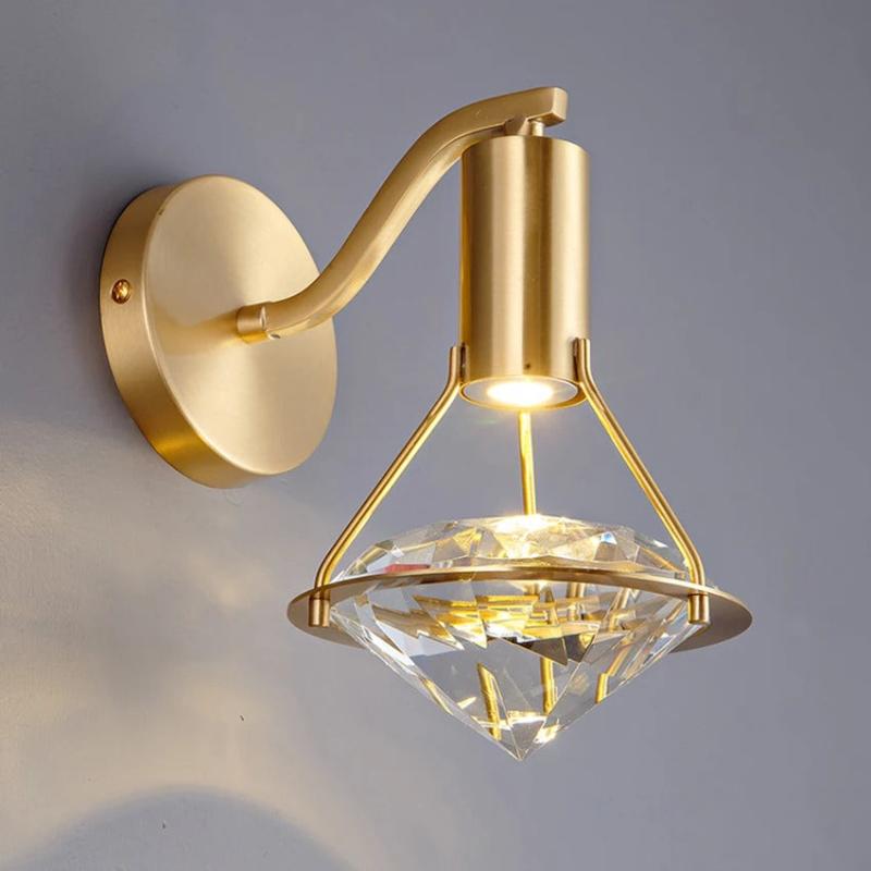 applique murale chevet chambre or