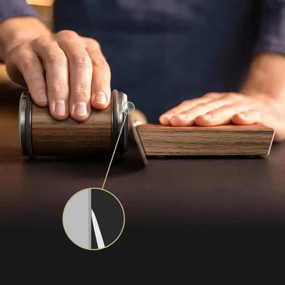 Affûteur Rouleau Couteau en Bois pour Lame de précision