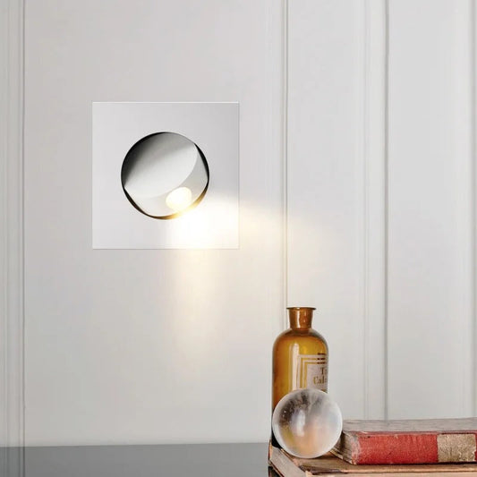 applique murale encastrable blanche