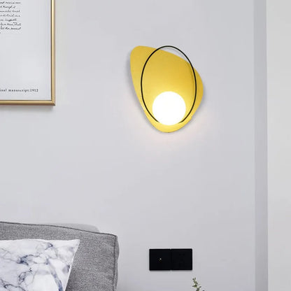 applique murale doré mer