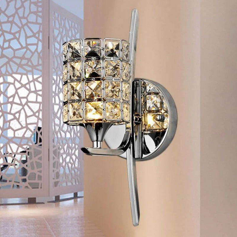 applique murale argent