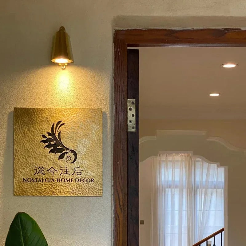 applique murale pour exterieur or vintage