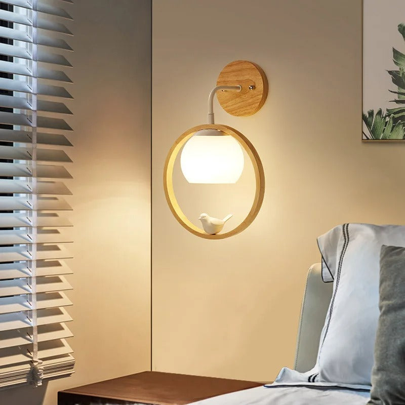 applique murale led bois chambre moderne & cuisine