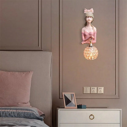applique murale moderne chambre fille 