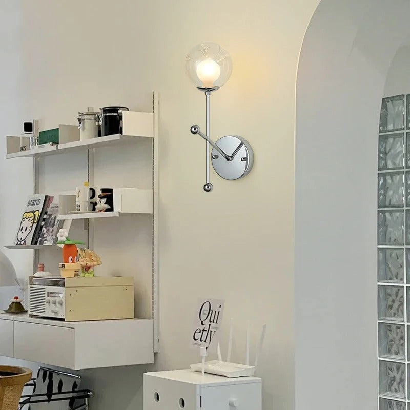 applique murale gris anthracite cuisine blanche