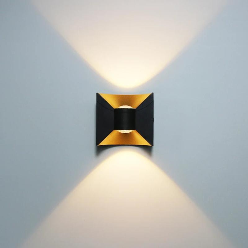 applique murale feuille de palmier design noir