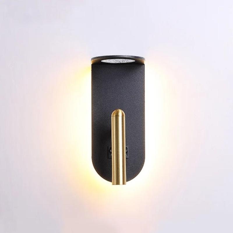 applique murale chevet noire