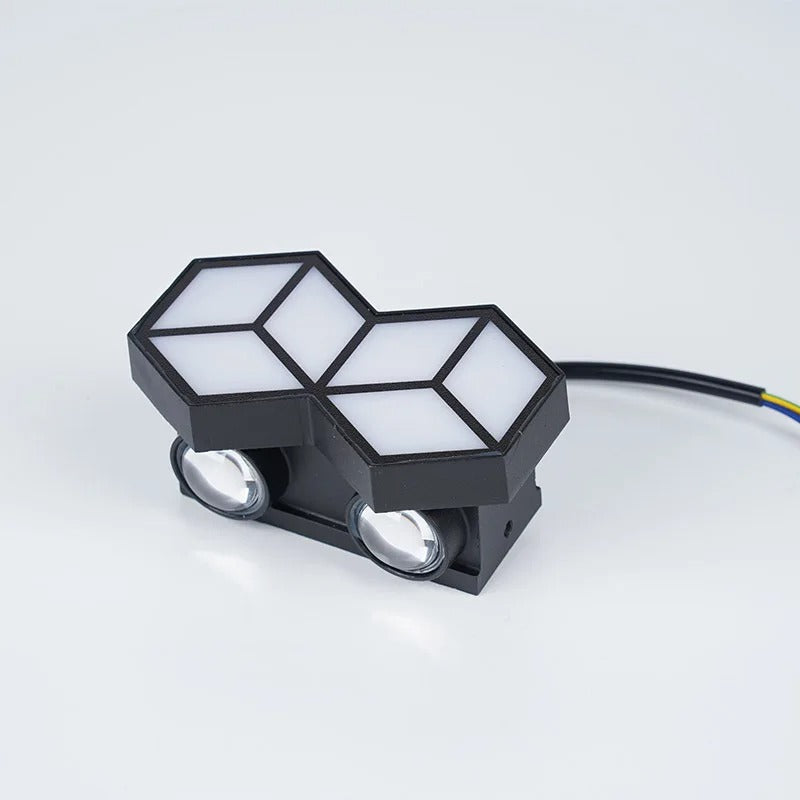 applique murale coupelle led noir