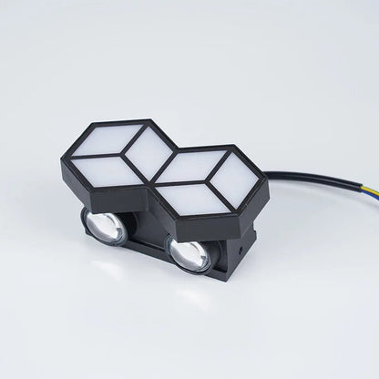 applique murale coupelle led noir