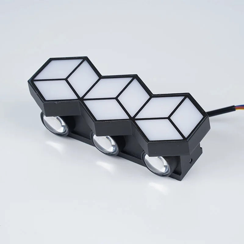 applique murale noire coupelle design