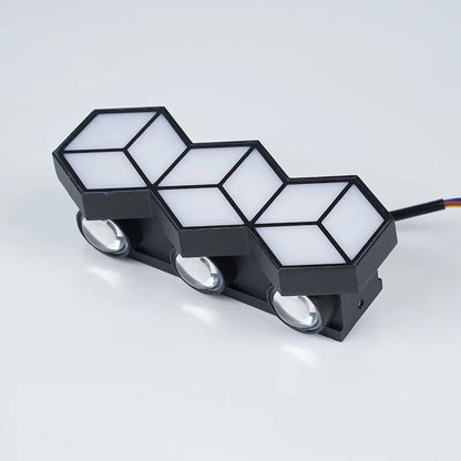 applique murale noire coupelle design