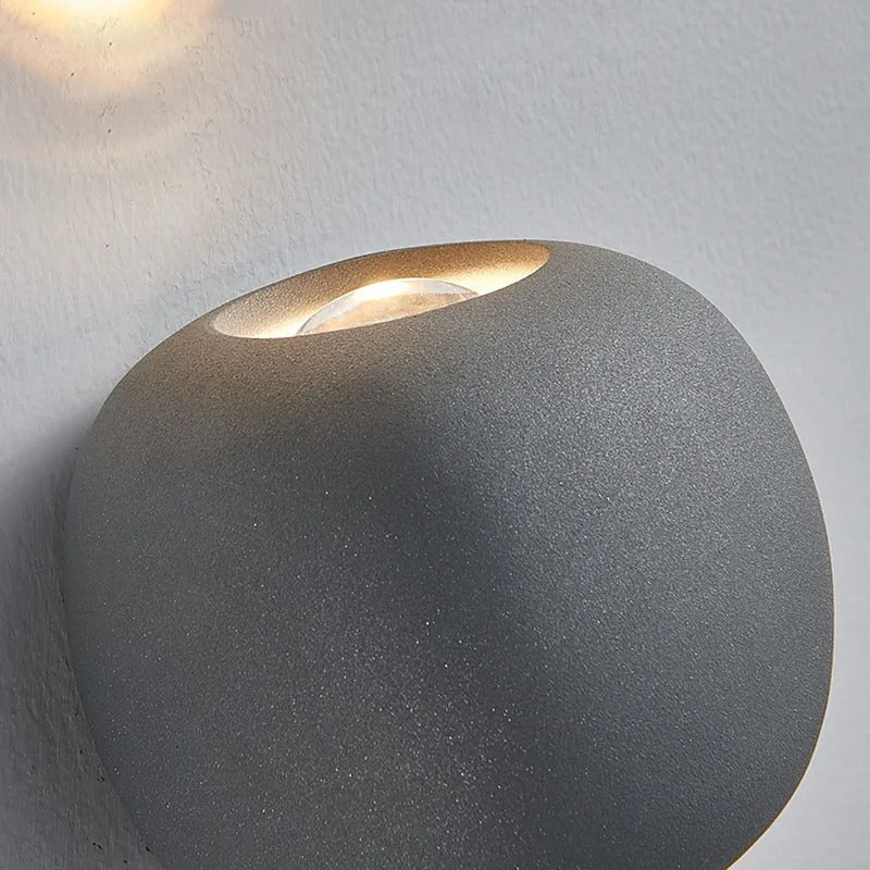 applique murale moderne boule exterieure