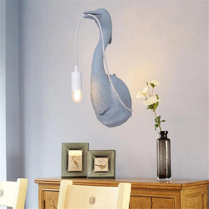 applique murale animaux gris