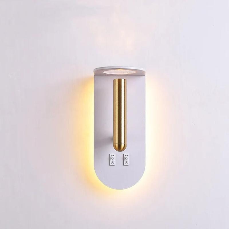 applique murale chevet design blanc