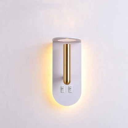 applique murale chevet design blanc