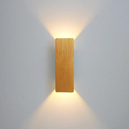 applique murale or brossé couloir moderne