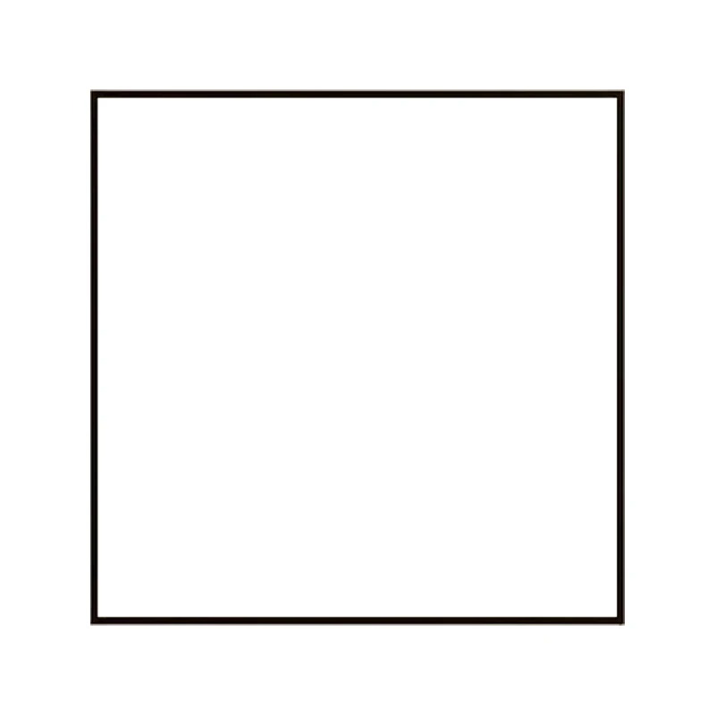 applique murale salon carrée noire design