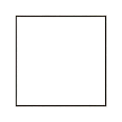 applique murale salon carrée noire design