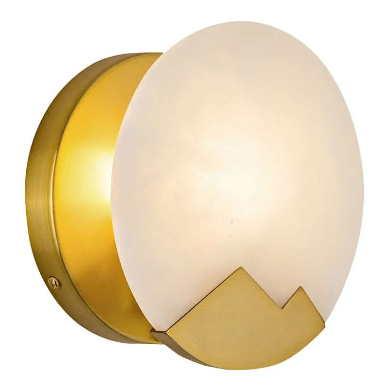 applique murale opaline design led or