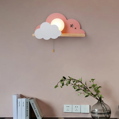 applique murale rose arc en ciel moderne