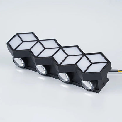 applique murale moderne led noir