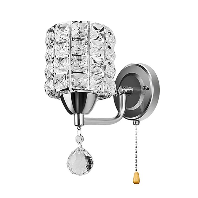 applique murale baroque argent