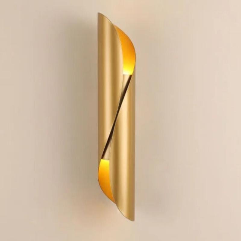 applique murale minimaliste or