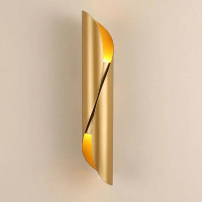 applique murale minimaliste or