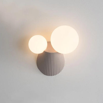 applique murale marron cactus led