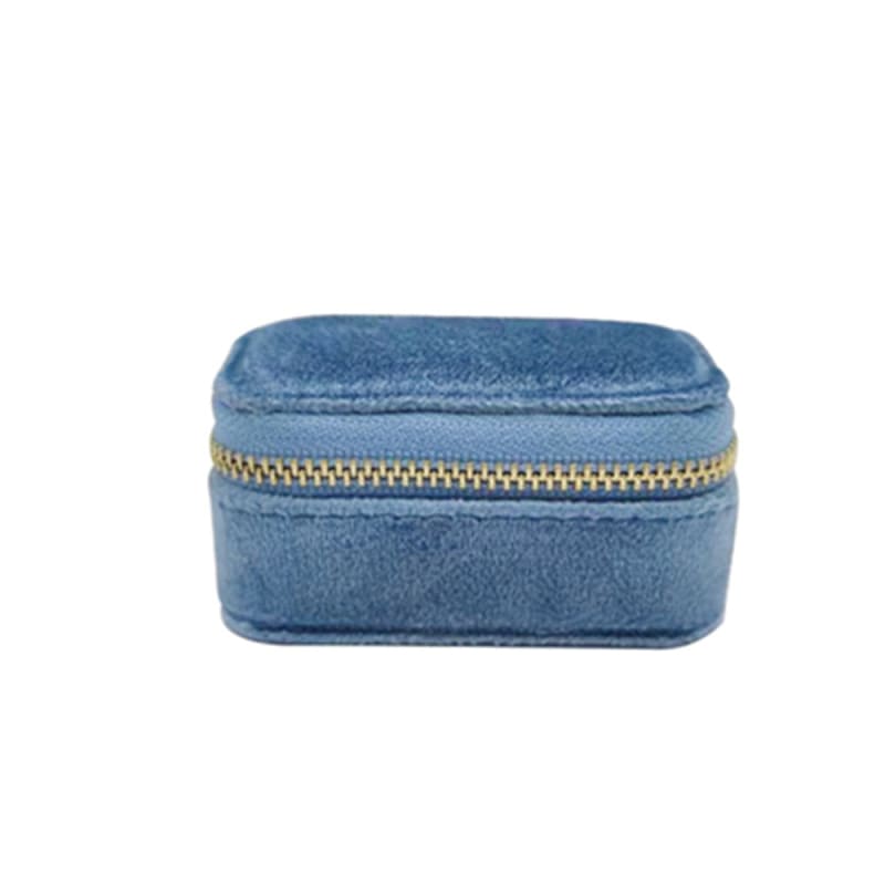 Mini trousse à bijoux en velours pour voyage