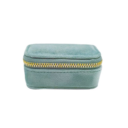 Mini trousse à bijoux en velours pour voyage