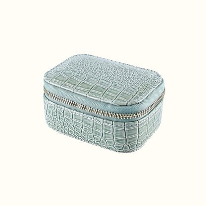 Petite trousse à bijoux de voyage cuir