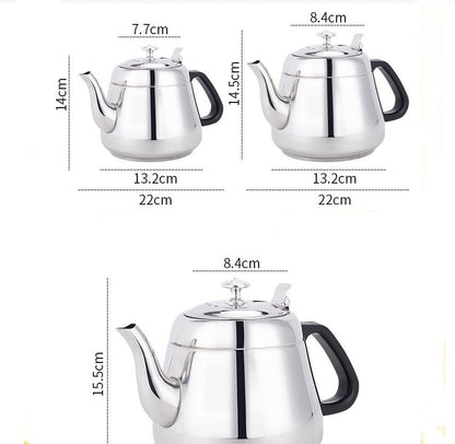 Théière à induction classique en inox