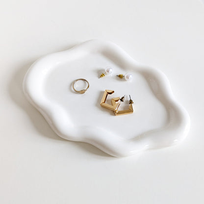 Plateau bijoux en forme de nuage