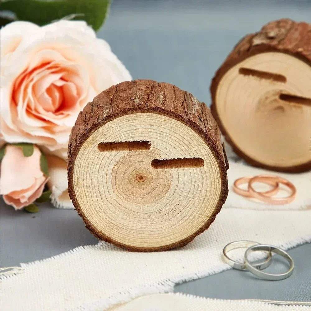 Porte alliance rondin de bois